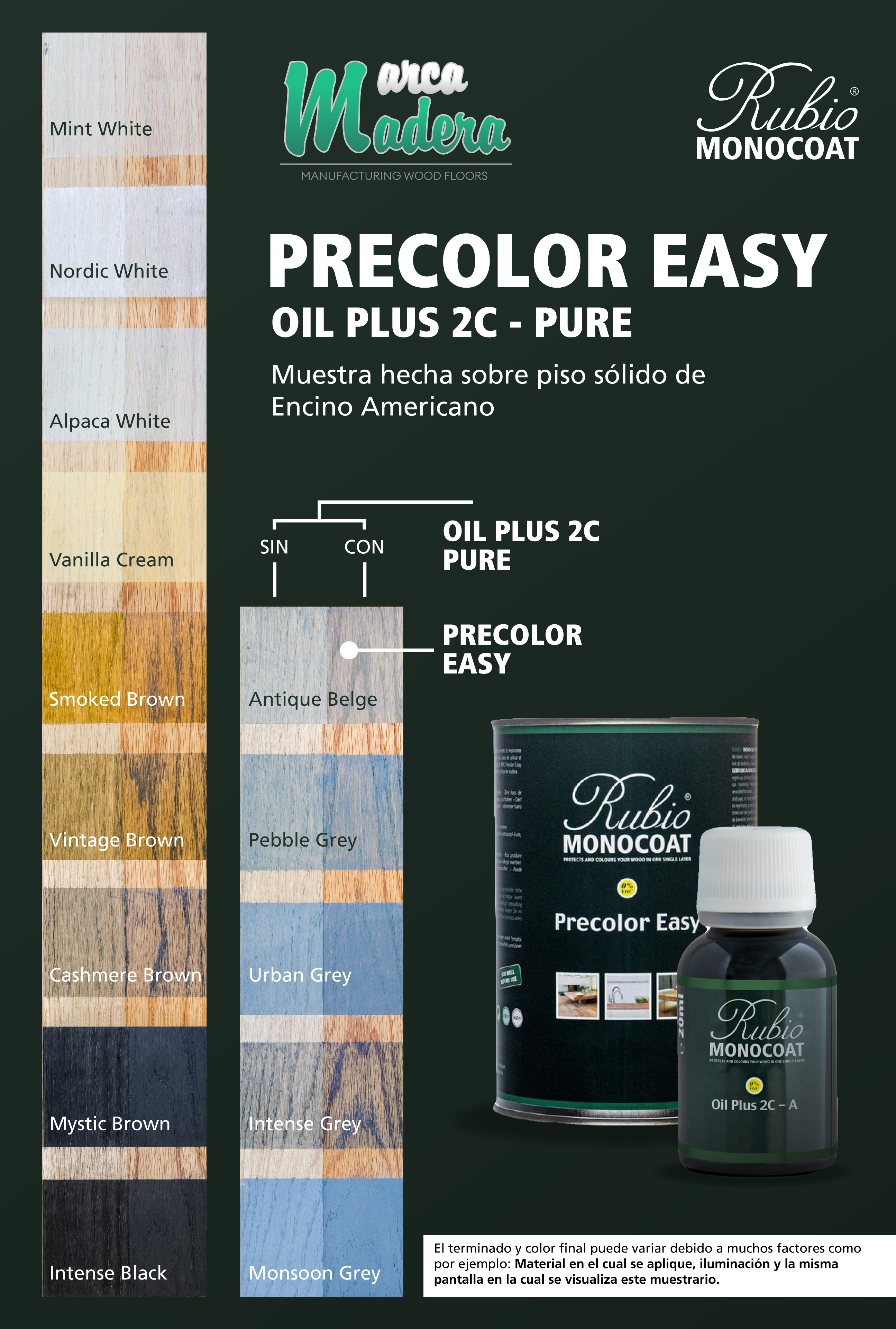 Precolor Easy · Rubio Monocoat